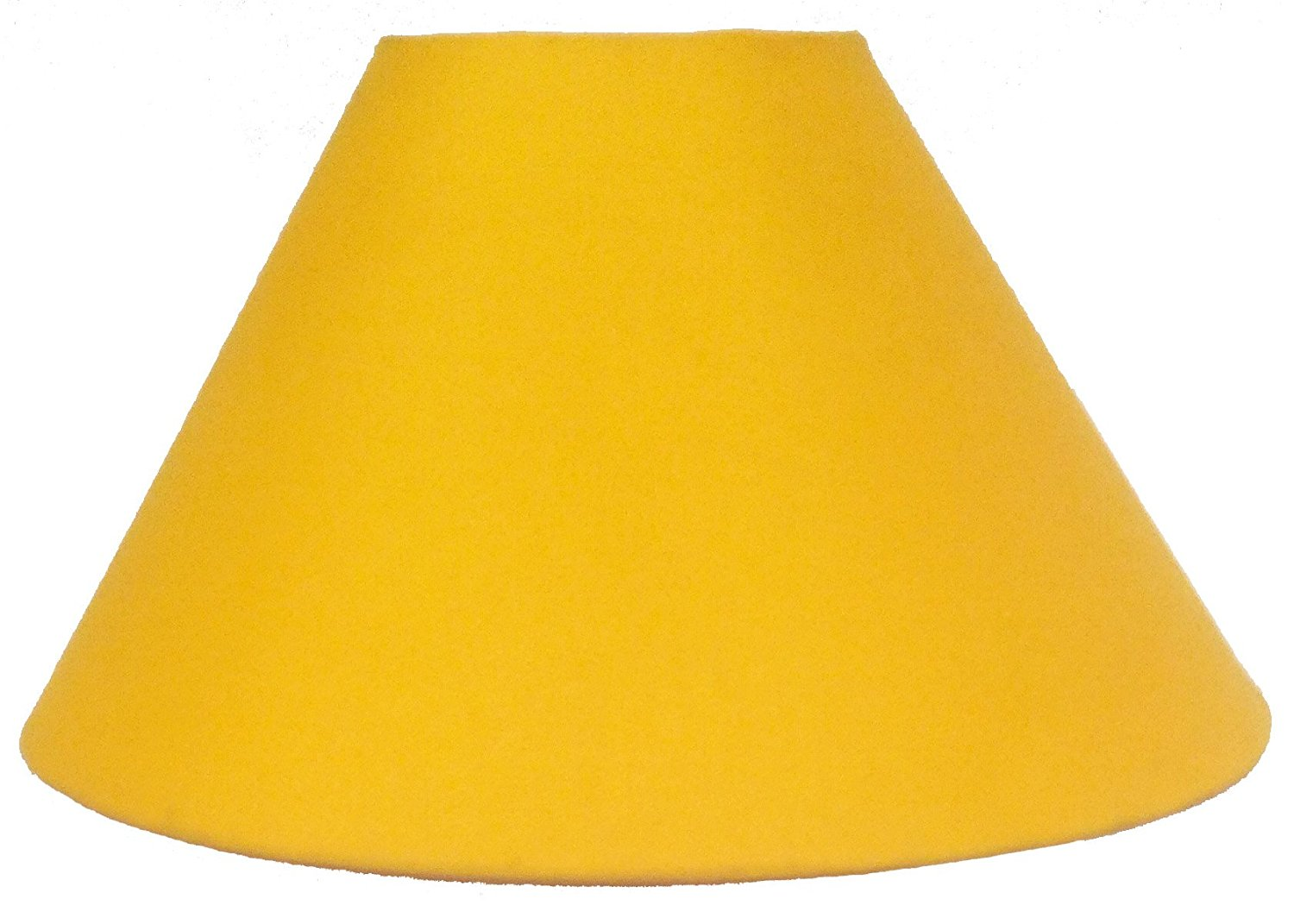 Round Plain Yellow-coloured Lamp Shade